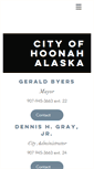 Mobile Screenshot of cityofhoonah.org